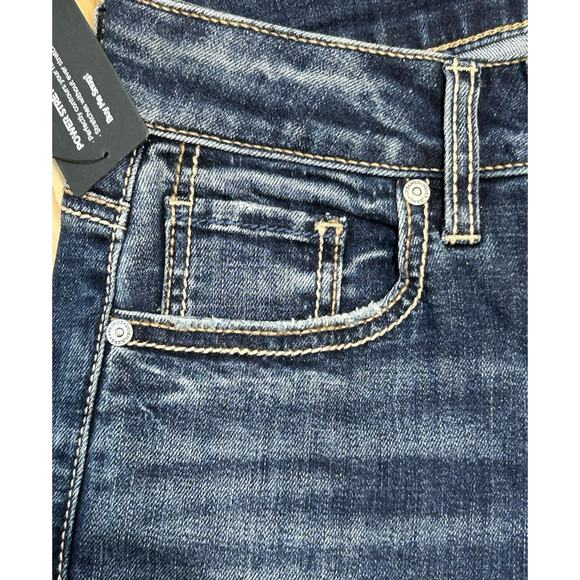 Silver Jeans Suki Mid Rise Straight Leg Jeans Medium Wash size 24x27 New W Tags. - Picture 7 of 15